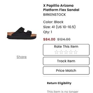 Birkenstock X Papillio Black Platform Sandals